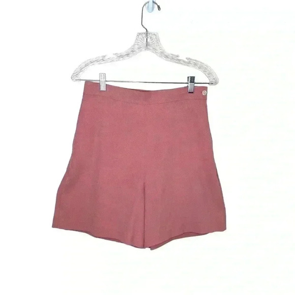 Tommy Bahama 100% silk blush/mauve shorts size 6 coquette - Picture 1 of 3